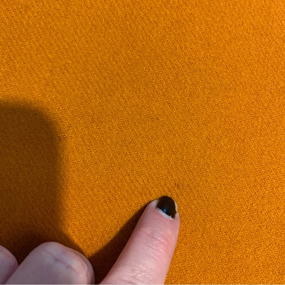 Vintage Jonathan Logan Orange Wool Skirt L - Picture 7 of 7